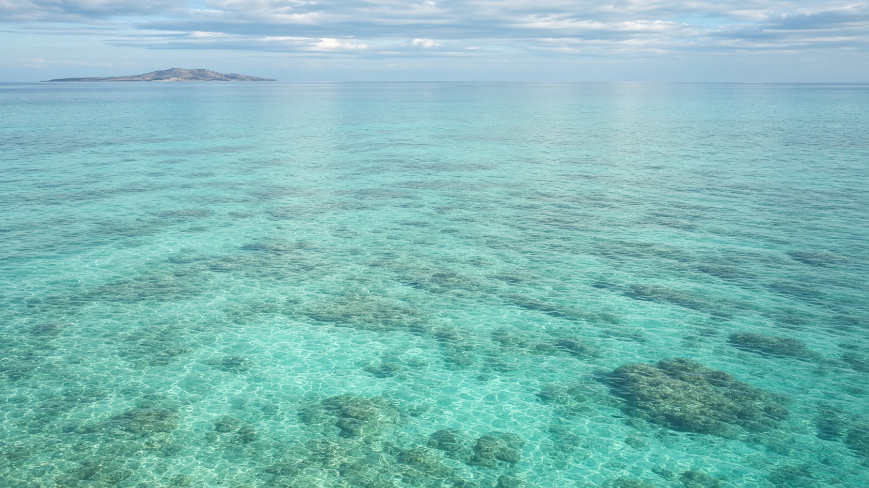 A warm sea